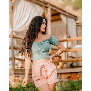 SS // ΤΟΠ ΒΕΡΑΜΑΝ OFF SHOULDER με ΦΙΟΓΚΑΚΙΑ 