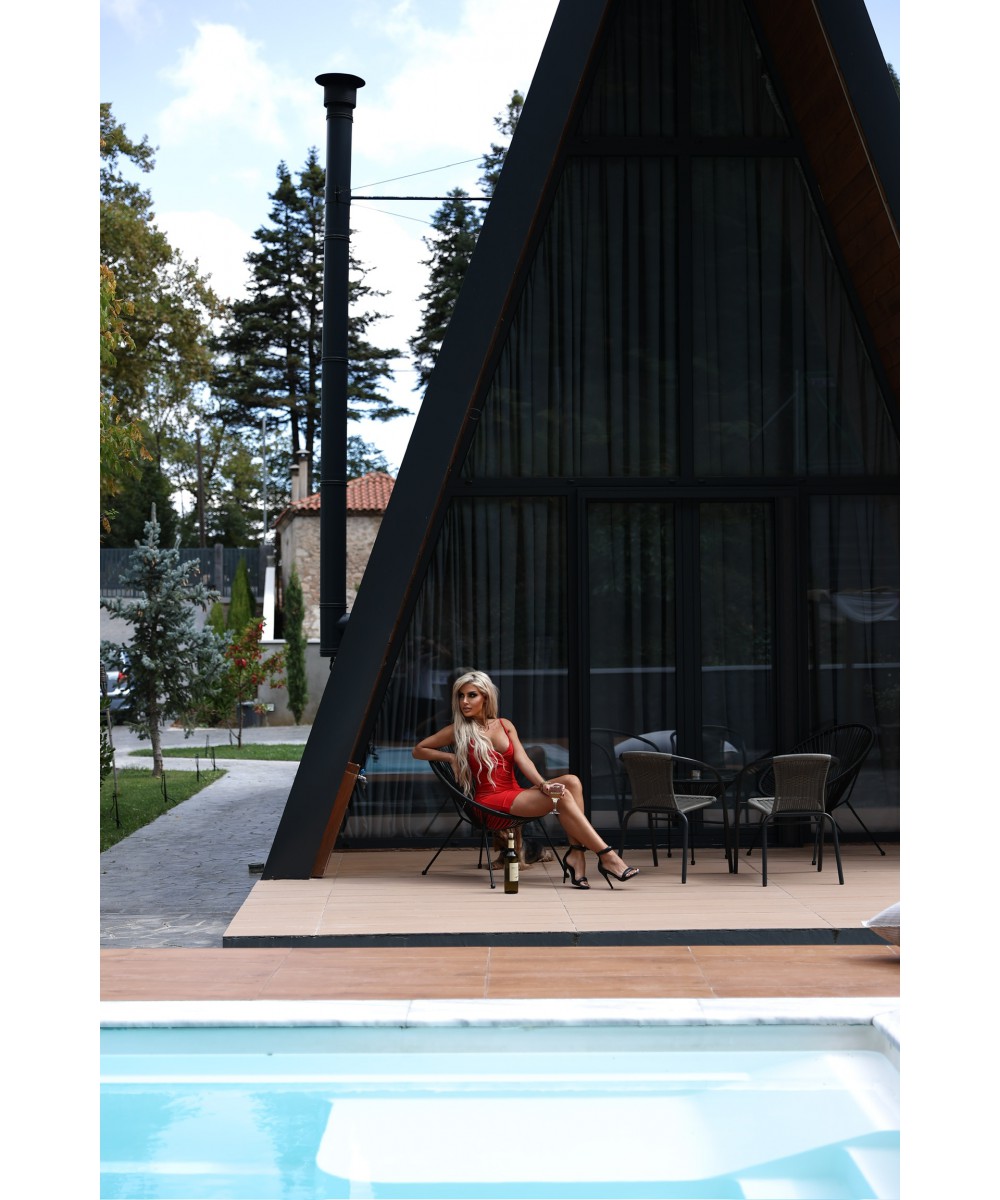 SS ΦΟΡΕΜΑ MINI ΚΟΚΚΙΝΟ με ΣΚΙΣΙΜΟ στο ΠΟΔΙ